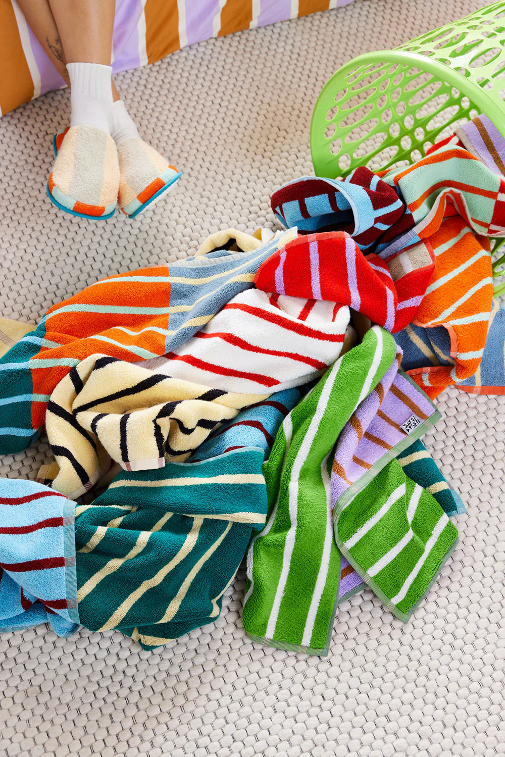 House Stripe Stripe Towels