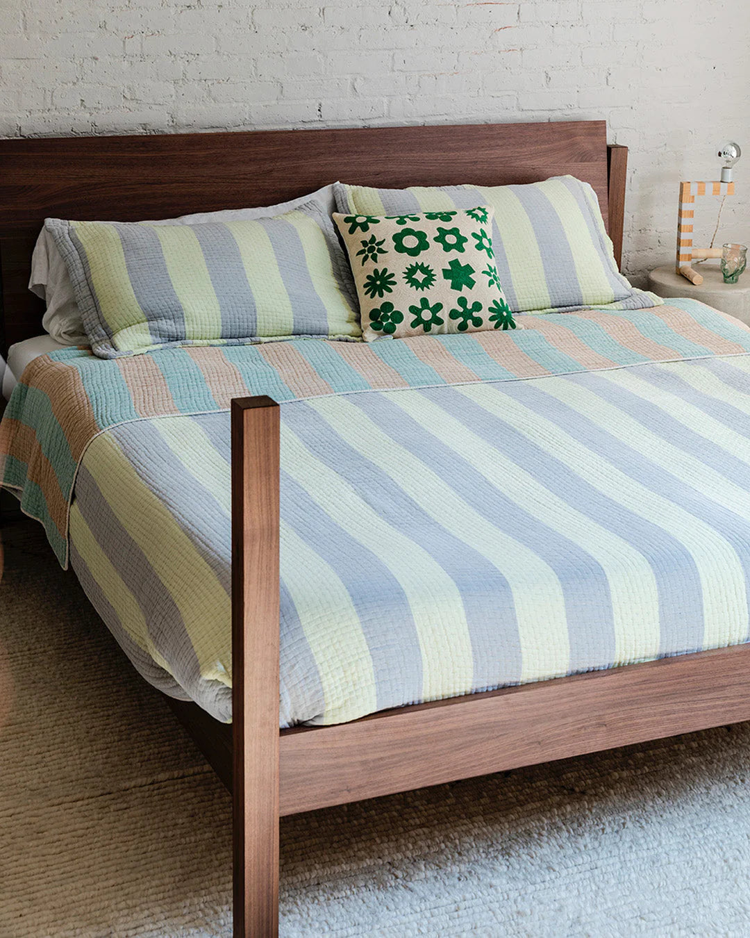 Cool Stripe Coverlet Set