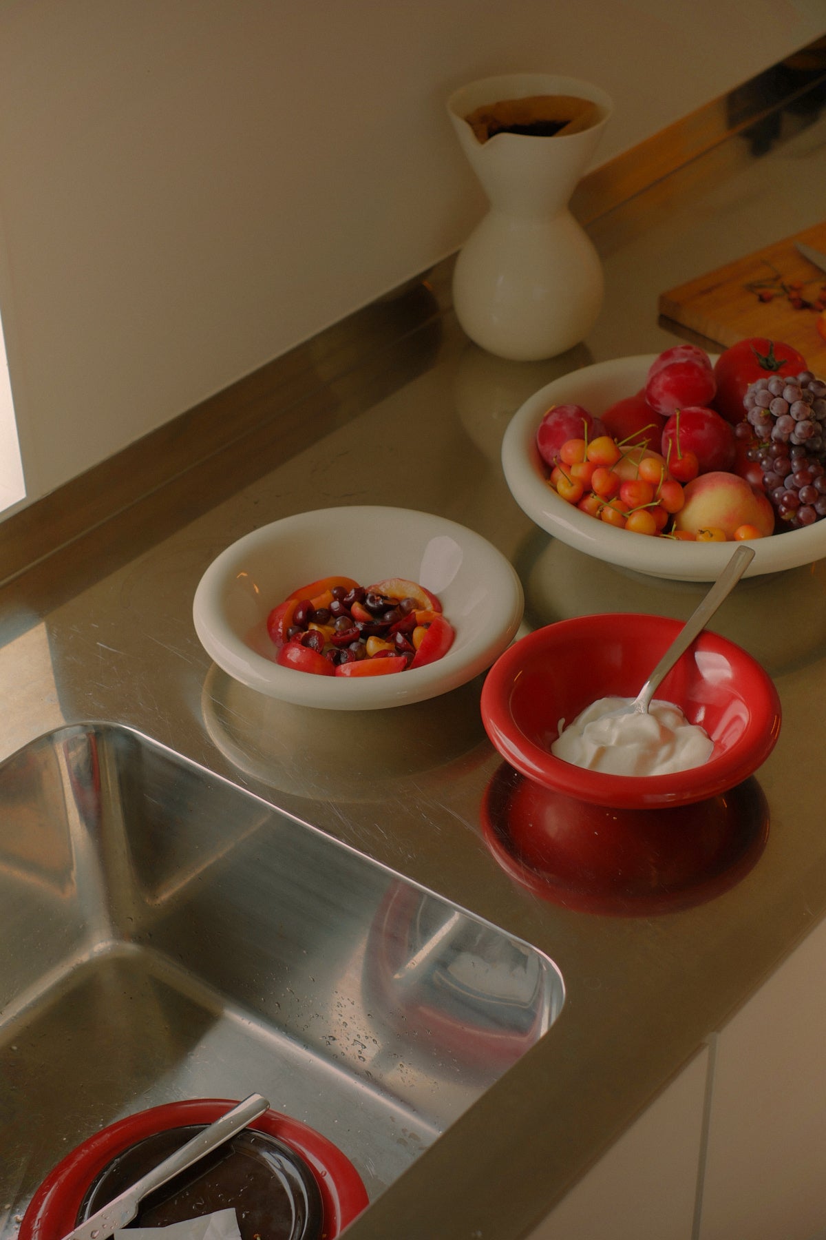 Rolled Rim Breakfast Bowl