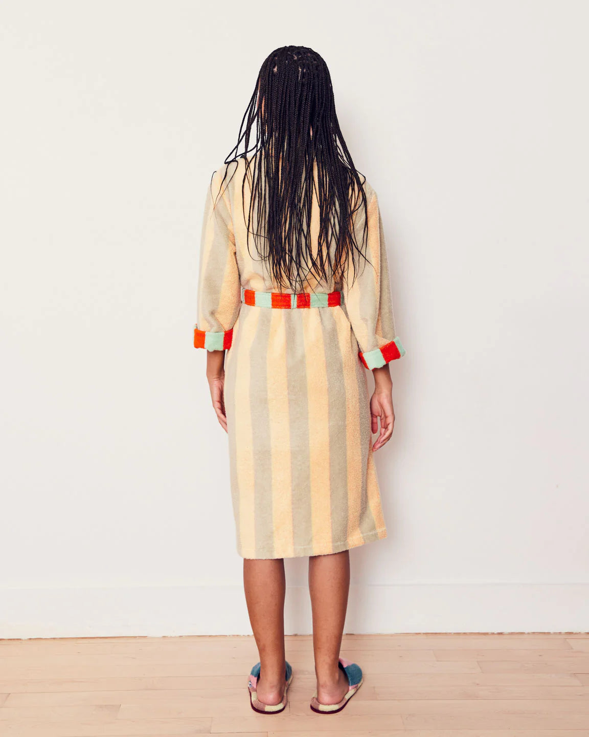 Mona Stripe Bathrobe