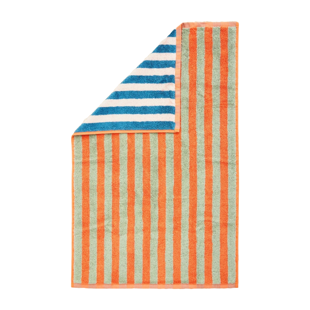 Earth Stripe Stripe Towels