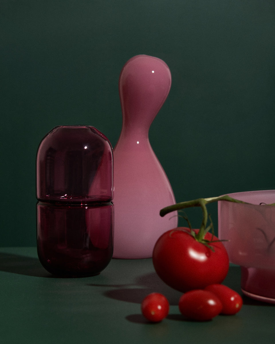 Babypill Vase in Cherry